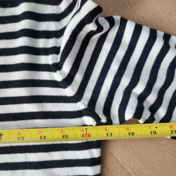 Striped sweater shift dress size XS - Picture 10 of 11